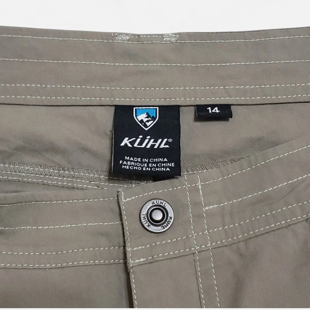 NWT Kuhl Anika Short 11" Tufflex Kuhlcurve Cargo Hiking Shorts Brown Womens 14 - Picture 7 of 12